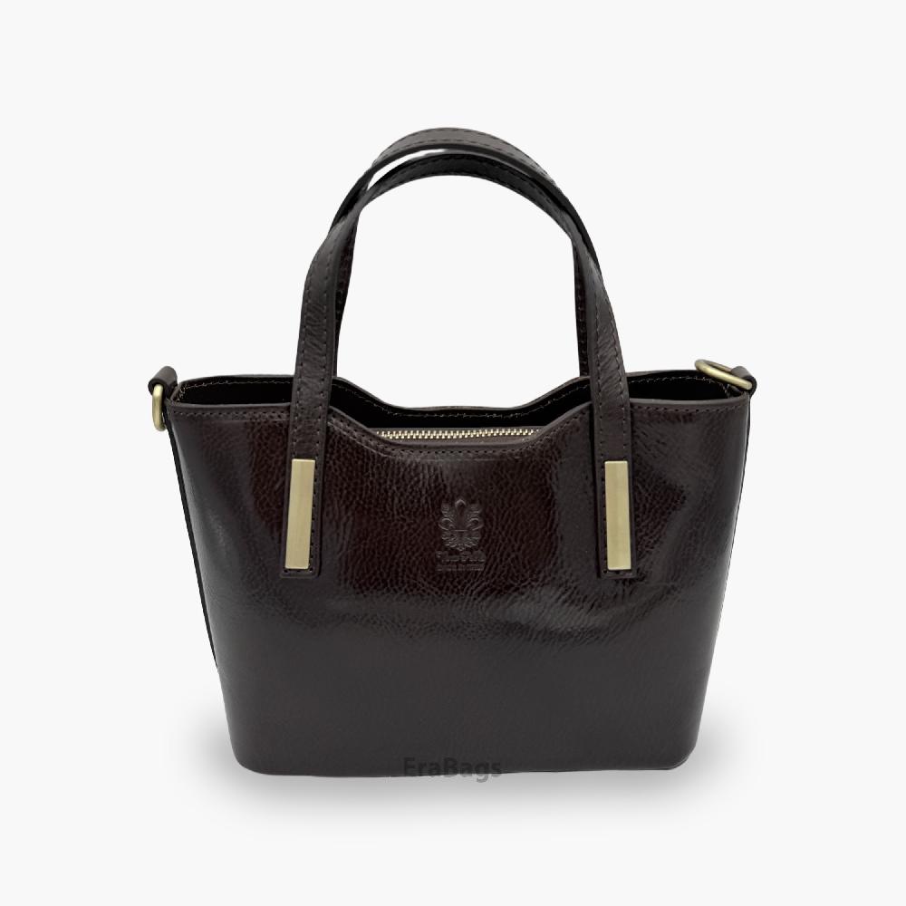 Borsa a mano in vera pelle, prodotta in Italia EB21