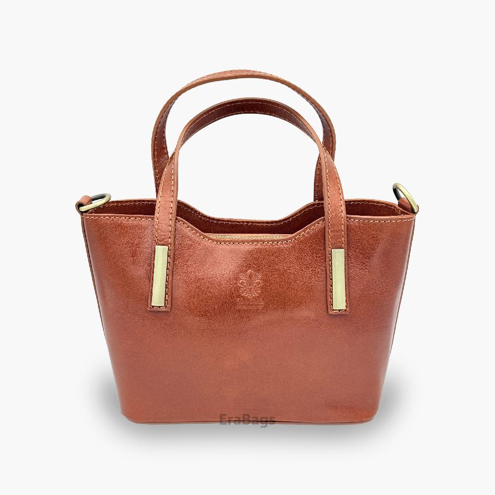 Borsa a mano in vera pelle, prodotta in Italia EB21