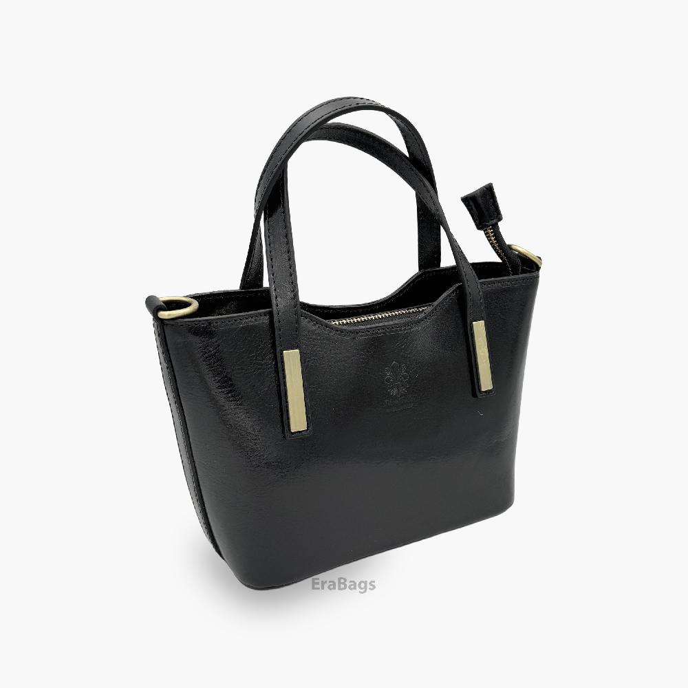 Borsa a mano in vera pelle, prodotta in Italia EB21