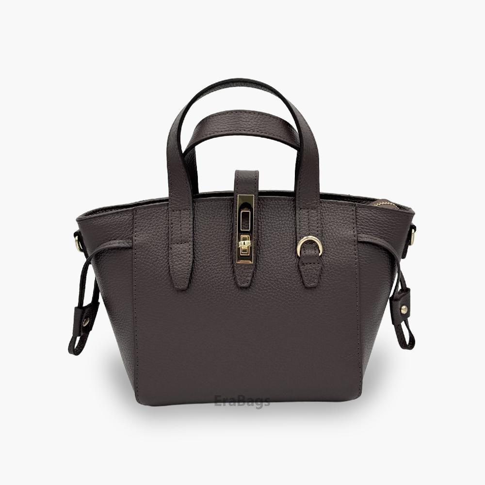 HandBag in Genuine Leather Made in Italy EB24