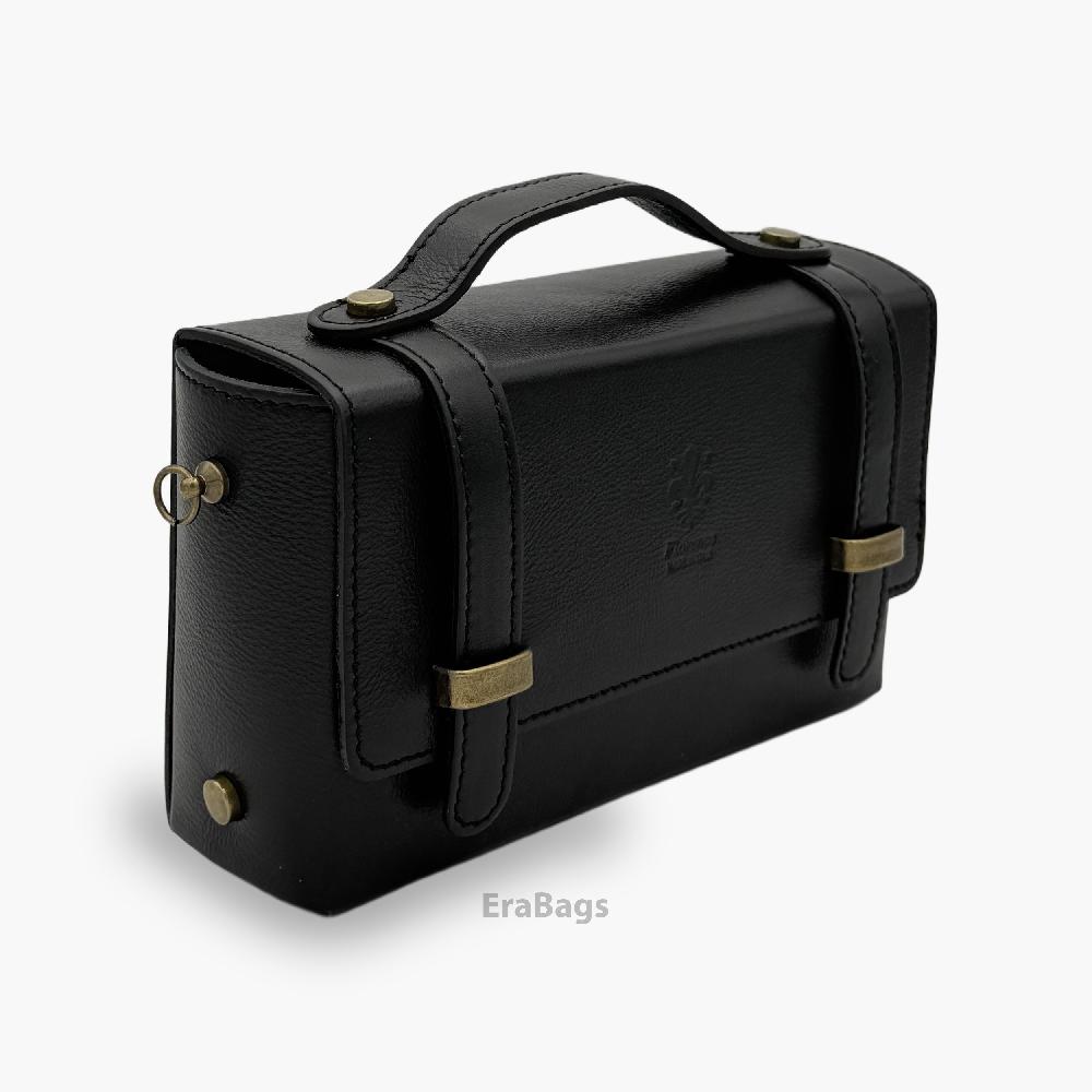 Borsa in vera pelle tamponata, prodotta in Italia EB20011