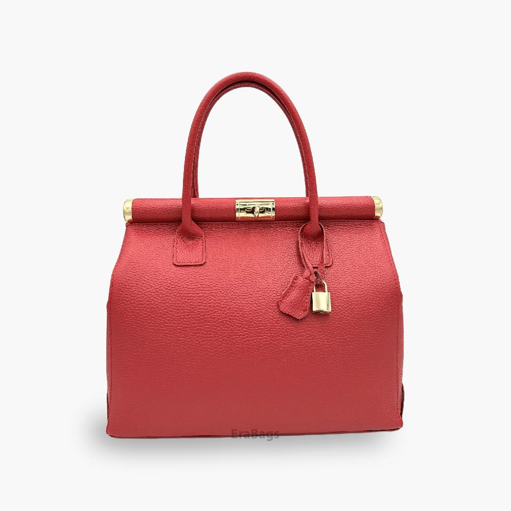 Borsa a mano in vera pelle, prodotta in Italia EB20012
