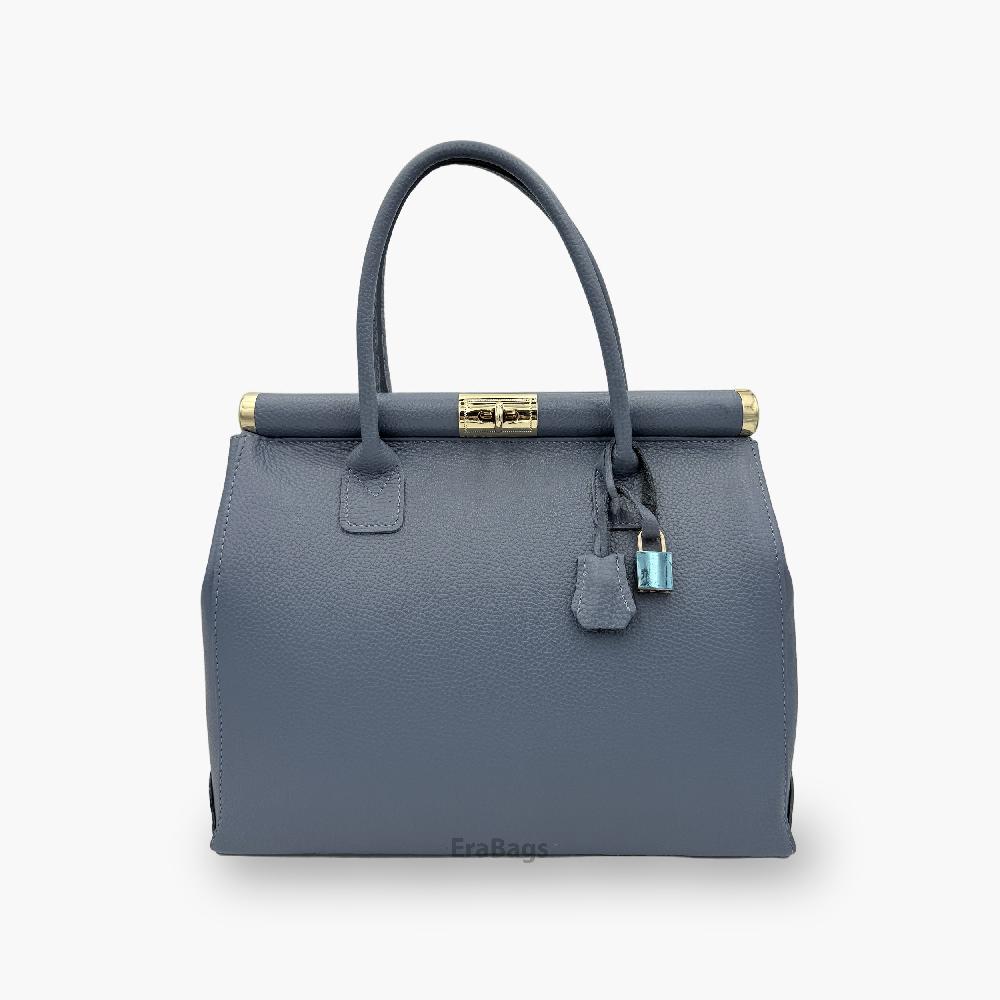 Borsa a mano in vera pelle, prodotta in Italia EB20012