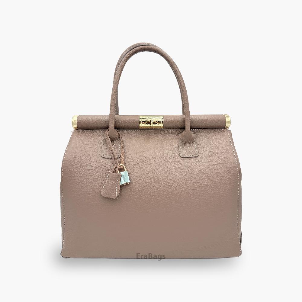 Borsa a mano in vera pelle, prodotta in Italia EB20012
