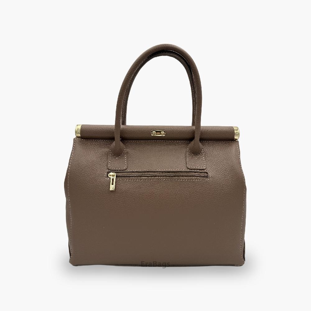 Borsa a mano in vera pelle, prodotta in Italia EB20012