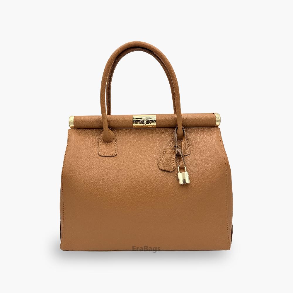Borsa a mano in vera pelle, prodotta in Italia EB20012