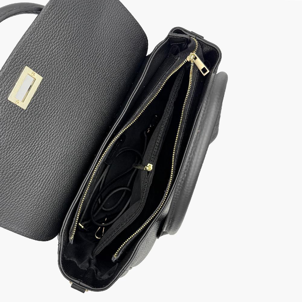 Shoulder Bag in Genuine Leather Made in Italy EB20016
