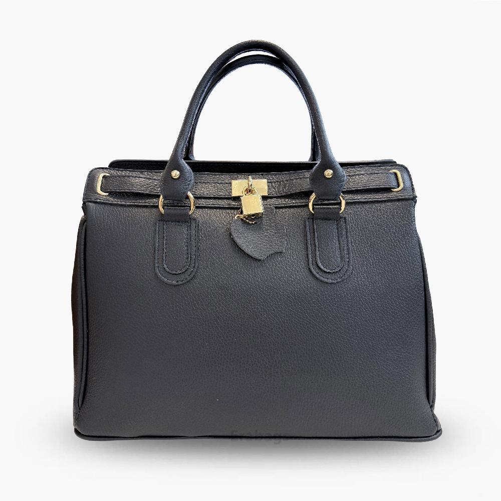 Handbag in Genuine Leather Made in Italy EB20017