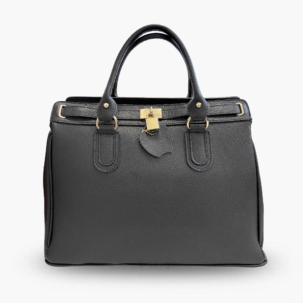Handbag in Genuine Leather Made in Italy EB20017