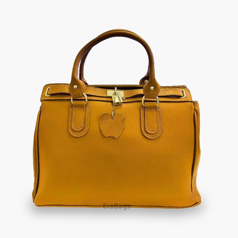 Handbag in Genuine Leather Made in Italy EB20017